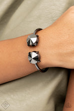 Load image into Gallery viewer, Spark and Sizzle - Black Gunmetal Bracelet