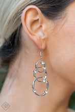 Load image into Gallery viewer, Revolving Radiance - White Earrings