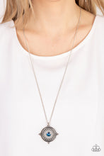 Load image into Gallery viewer, Compass Composure - Blue Necklace
