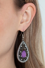 Load image into Gallery viewer, Cloud Nine Couture - Purple Earrings