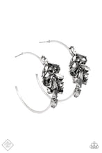 Load image into Gallery viewer, Arctic Attitude - Silver Hoop Earrings