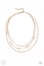 Load image into Gallery viewer, Offshore Oasis - Gold Choker Necklace