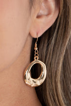 Load image into Gallery viewer, Tectonic Treasure - Gold Necklace