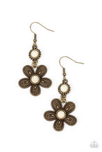 Load image into Gallery viewer, Free-Spirited Flourish - Brass Earrings