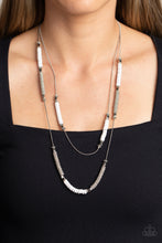 Load image into Gallery viewer, Caviar Chic - White Necklace