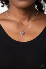 Load image into Gallery viewer, Be Still My Heart - Purple Necklace