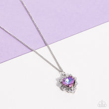 Load image into Gallery viewer, Be Still My Heart - Purple Necklace