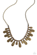 Load image into Gallery viewer, Compelling Confetti - Brass Necklace