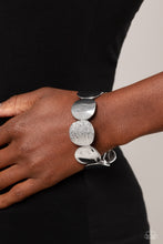 Load image into Gallery viewer, Rippling Record - Silver Bracelet