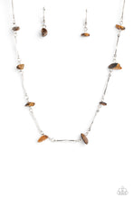 Load image into Gallery viewer, Chiseled Construction - Brown Necklace
