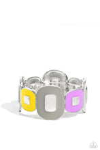 Load image into Gallery viewer, Painted Pairing - Silver Bracelet