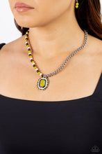 Load image into Gallery viewer, Contrasting Candy - Green Necklace