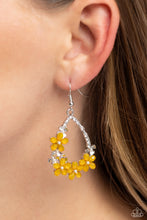 Load image into Gallery viewer, Boisterous Blooms - Yellow Earrings