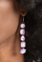 Load image into Gallery viewer, Developing Dignity - Purple Earrings