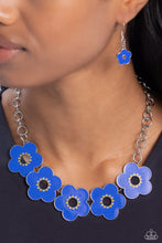 Load image into Gallery viewer, Cartoon Couture - Blue Necklace