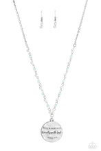 Load image into Gallery viewer, Serving the Lord - Blue Necklace