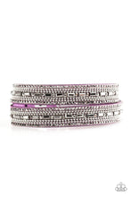 Load image into Gallery viewer, Shimmer and Sass - Purple Bracelet