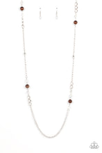 Load image into Gallery viewer, Teasingly Trendy - Brown Necklace