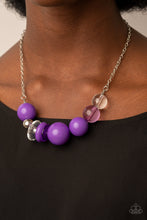 Load image into Gallery viewer, Bauble Bonanza - Purple Necklace