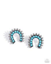 Load image into Gallery viewer, Equestrian Embellishment - Blue Post Earrings