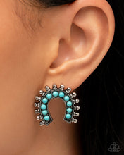Load image into Gallery viewer, Equestrian Embellishment - Blue Post Earrings