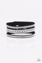 Load image into Gallery viewer, Rollin In Rhinestones - Black Bracelet