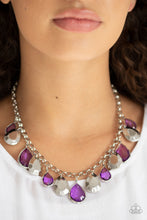 Load image into Gallery viewer, Clique-Bait - Purple Necklace