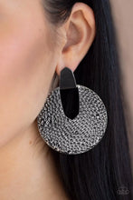 Load image into Gallery viewer, Bold Intentions - Black Gunmetal Post Earrings