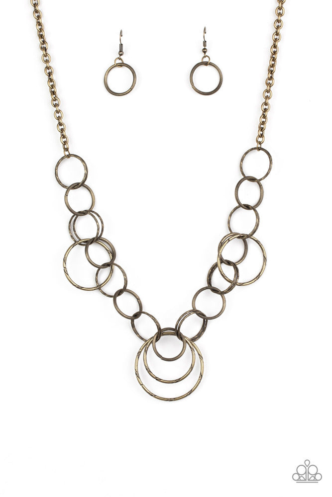 Ringing Relic - Brass Necklace