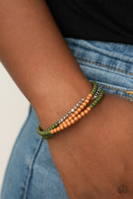 Load image into Gallery viewer, Spiral Dive - Green Bracelet