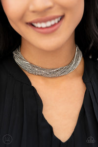 Catch You LAYER! - White Choker Necklace
