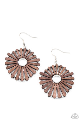 SPOKE Too Soon - Brown Earrings