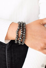 Load image into Gallery viewer, Magnetically Maven - Black Gunmetal Bracelet