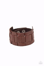 Load image into Gallery viewer, Plainly Plaited - Brown Bracelet