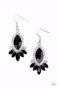 Prismatic Parade - Black Earrings