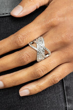 Load image into Gallery viewer, Triple Threat Twinkle - White Ring