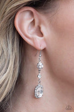 Load image into Gallery viewer, Glass Slipper Sparkle - White Earrings