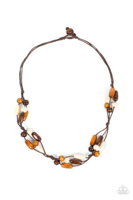 Outback Epic - Brown Necklace