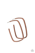 Load image into Gallery viewer, Major Flex - Copper Hoop Earrings