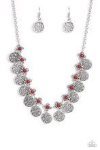 Load image into Gallery viewer, Mandala Movement - Red Necklace