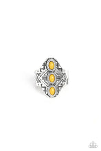 Load image into Gallery viewer, Mayan Motif - Yellow Ring