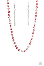 Load image into Gallery viewer, Floral Catwalk - Red Necklace