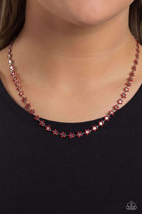 Floral Catwalk - Red Necklace