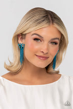 Load image into Gallery viewer, Billowing Butterflies - Blue Post Earrings