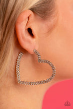Load image into Gallery viewer, Sweetheart Sequence - Gold Hoop Earrings