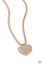 Load image into Gallery viewer, Sequined Sweetheart - Gold Necklace