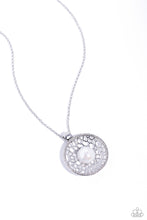 Load image into Gallery viewer, Wall Street Web - White Necklace