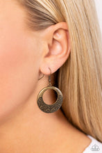 Load image into Gallery viewer, Secret Vineyards - Brass Earrings