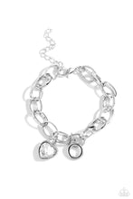 Load image into Gallery viewer, Guess Now Its INITIAL - O - White Bracelet