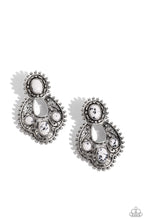 Load image into Gallery viewer, Handcrafted Horseshoe - White Post Earrings